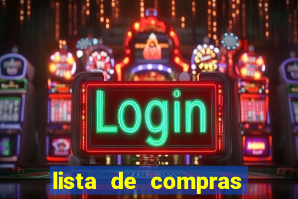 lista de compras supermercado completa